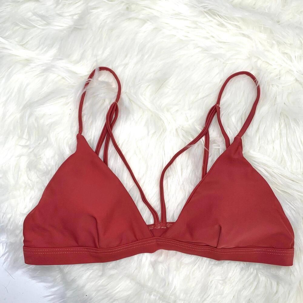 ZAFUL orange bikini top sz m